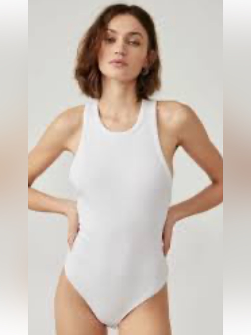 Free People Brexley Ribbed Bodysuit Size Small NWT